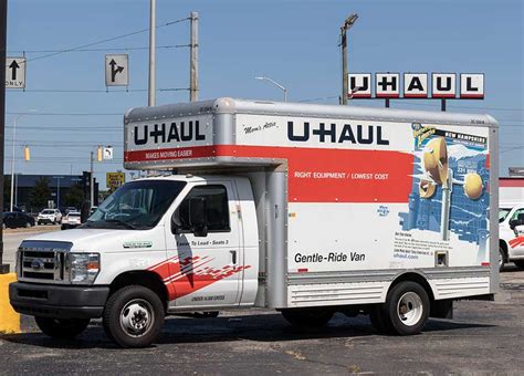 A 26-foot U-Haul with a car trailer hitched to it is darn near the size of a semi. . U haul truck size photos